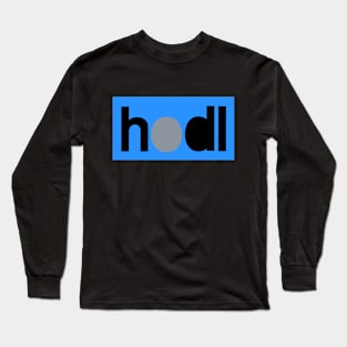 "Blue hodl" Long Sleeve T-Shirt